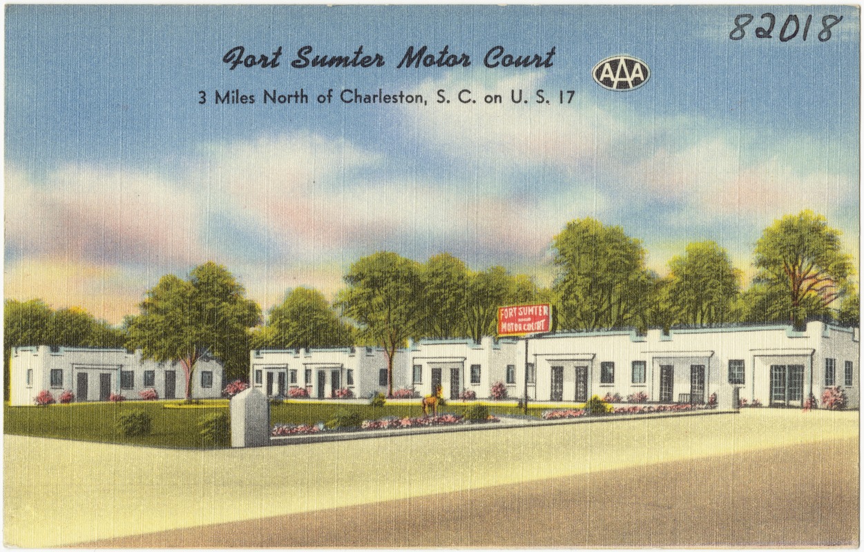 Fort Sumter Motor Court, 3 miles north of Charleston, S. C., on U.S. 17