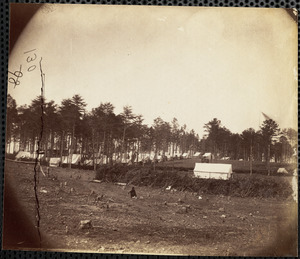 Headquarters Army of the Potomac at Brandy Station April 1864 (Western half)
