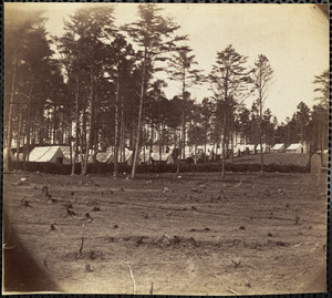 Headquarters Army of the Potomac at Brandy Station April 1864 (Eastern half)