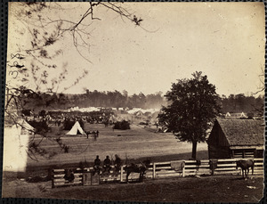 Camp Winfield Scott in front of Yorktown May 1862