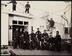 Officers on U.S. Gunboat Commodore Barney
