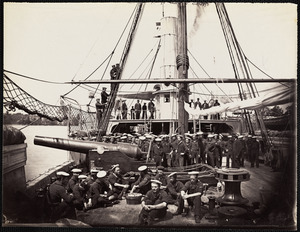 Officers and crew of U.S.S. "Mendota"