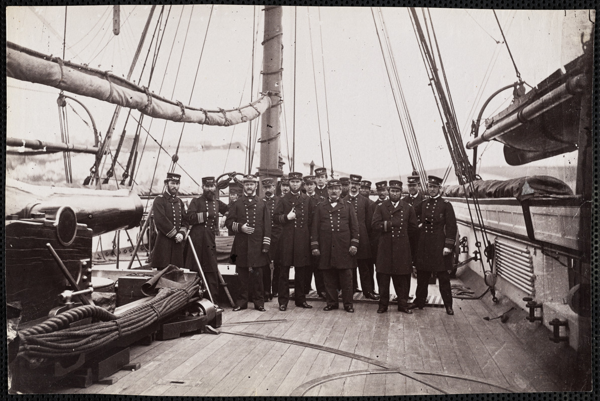 U.S. Ship "Kearsarge," these Officers were all present in action with the "Alabama"