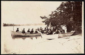 Sailors along shore