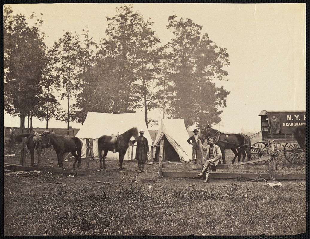 The New York Herald Headquarters in the field