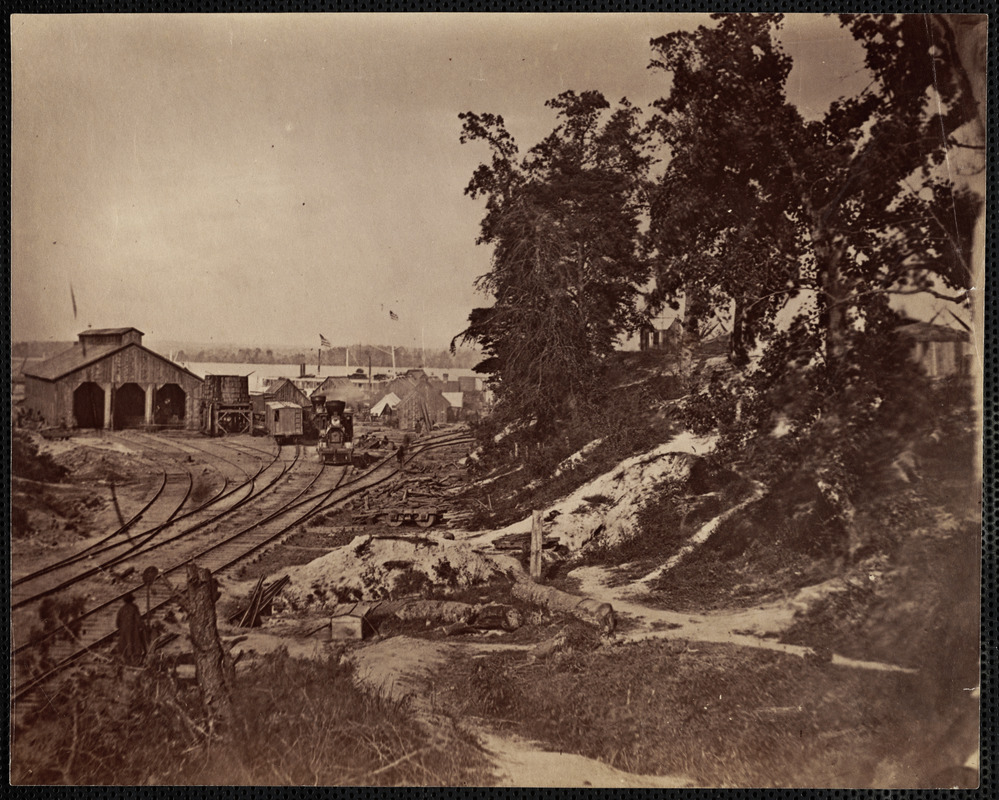 U.S. Military Railroad City Point Virginia Engine House - Digital ...