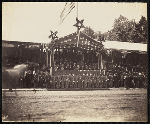 President's Stand Review in Washington 1865
