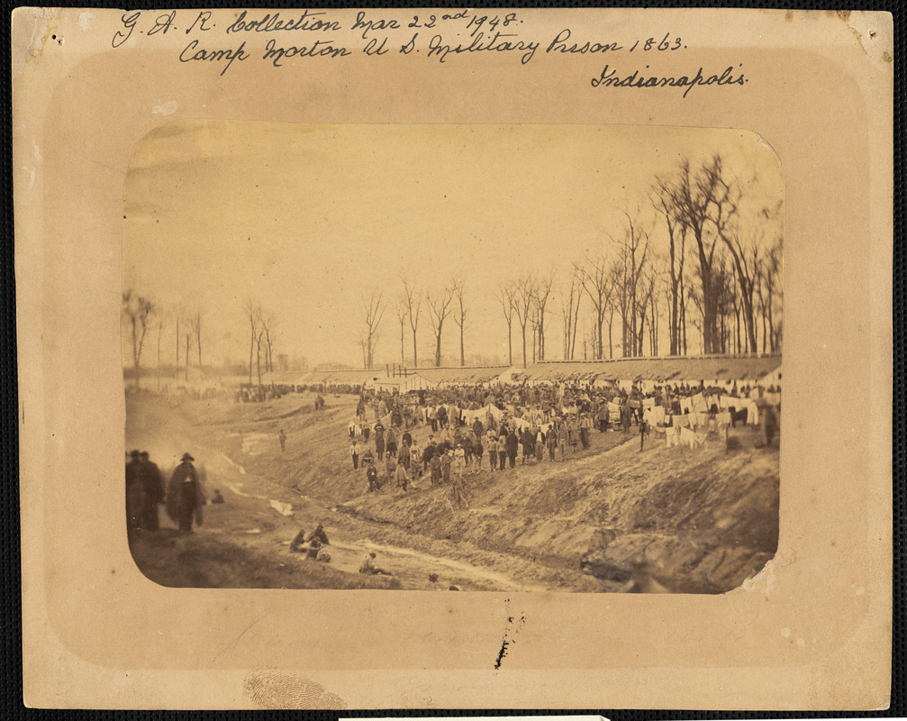 G.A.R. Collection March 22nd 1948. Camp Morton U.S. Military Prison