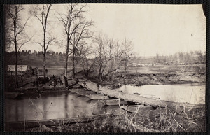 Pontoon Bridge across Bull Run March 1862