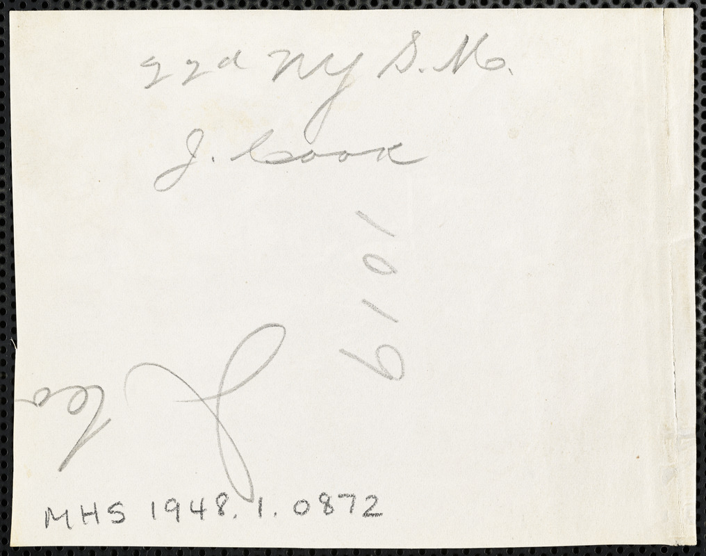 22d New York State Militia J. Cook