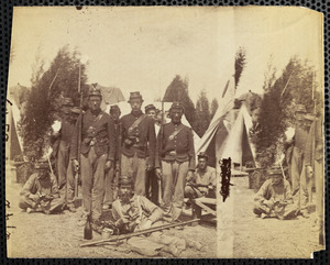 23d New York State Militia, [text on front indeciperable]