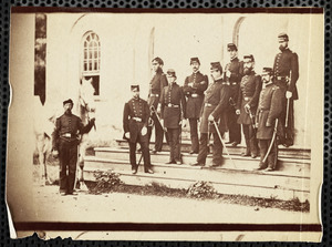 General I. McDowell and staff, Arlington House, Virginia