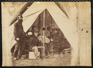 Camp of 13th Massachusetts Infantry at Williamsport Winter of 1861-1862