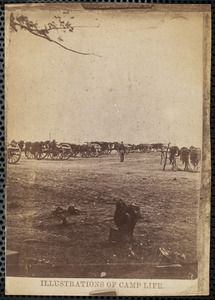 Part of park of Battery C 1st Rhode Island Light Artillery Winter 1861-1862