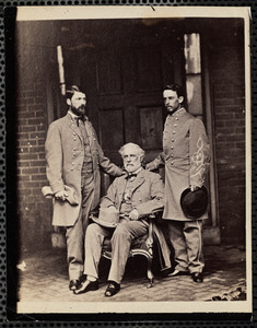 Lee, General R. E., C.S.A., and two staff officers