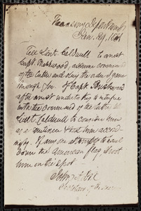 Dix, John A., Major General, U.S. Volunteers, Autographed letter (...shoot him on the spot)
