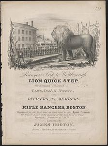 Ranger's trip to Westborough, or, Lion quick step