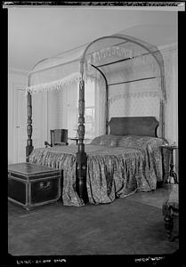 Peirce-Nichols House, Salem, interior, bed