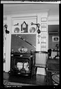 Thomas Sanders House, fireplace Salem, MA, interior