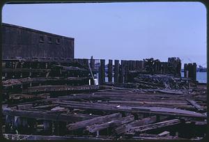 Dilapidated pier