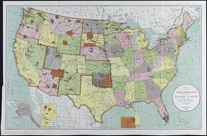 Map showing Indian reservations within the limits of the United States, 1903