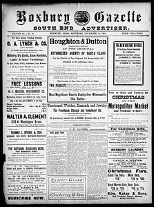 Roxbury Gazette and South End Advertiser, December 14, 1901
