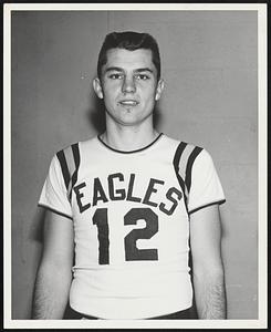 B.C. Basketball Capt Bill Donovan '60 Senior guard from Worcester