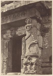 View of doorway, Rajarani Temple, Bhubaneswar, India