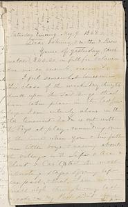 Letter from Zadoc Long to John D. Long, May 9, 1868