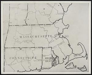 Map of southern New England