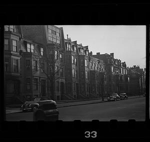 Beacon Street, Boston, Massachusetts, between Exeter Street and Fairfield Street