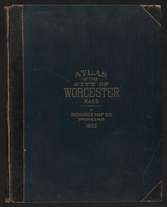 Richards standard atlas of the City of Worcester Massachusetts