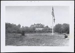 Flagpole at George Keyes' House