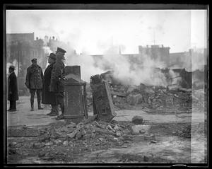 The alarm box that was rung during the Fall River fire. The alarm was heard around the country