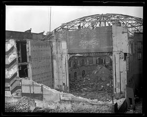 Castle Square Theater being torn down