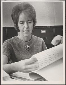 First woman bank examiner in Mass.
