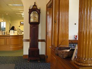 Georgian-style tall case clock