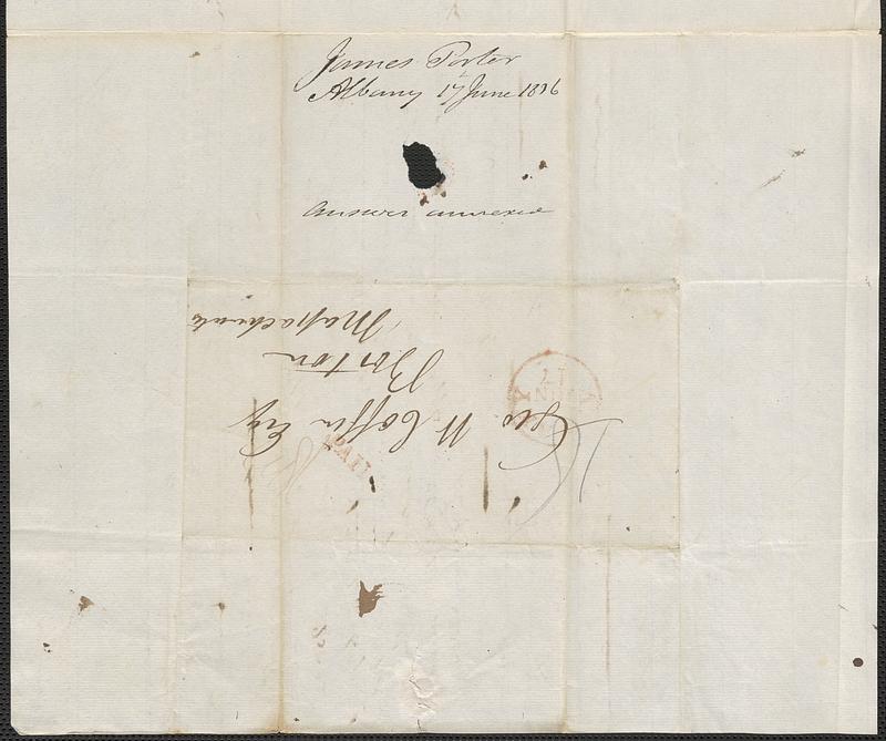 James Porter to George W. Coffin, 17 June 1836 - Digital Commonwealth