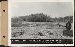 Barre Wool Combing Co. Ltd., general view of lagoon, Barre, Mass., 1:05 PM, May 15, 1935