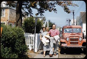 Dot Lombardi, Dan Macero, & mother, Provincetown