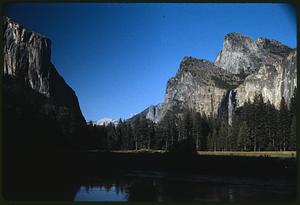 Landscape around Three Brothers and El Capitan, Yosemite Valley, California