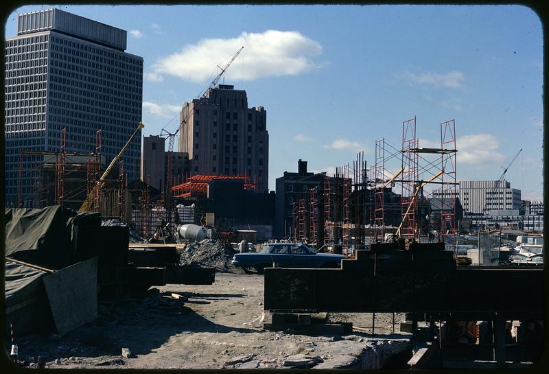 Construction site, Boston