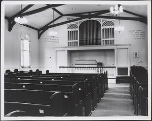 Christian Science Church, sanctuary, N. Main & Highland Sts.