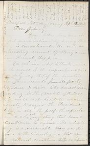 Letter from Zadoc Long to John D. Long, April 18, 1868