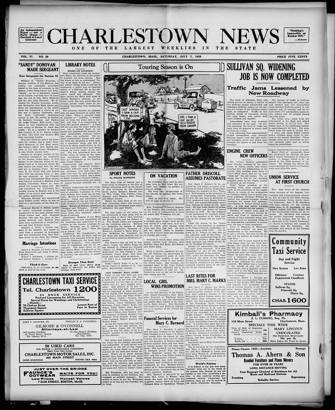 The Charlestown News. July 07, 1928 - Digital Commonwealth