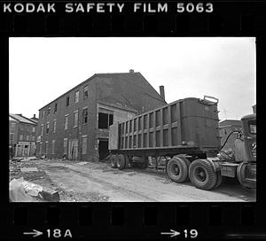 Music center bldg, Market Square 'after' pics, State St. and Market Square with red filter, Jack Bradshaw