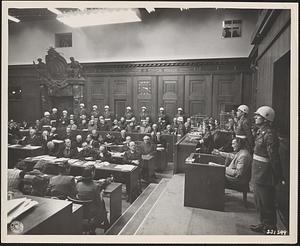 Nuremberg trials, Hermann Goering on stand
