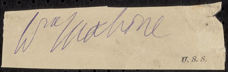 Autograph of William Wahone