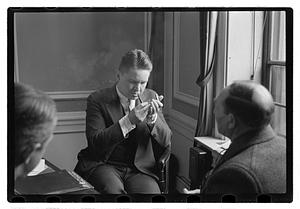 Three unidentified men