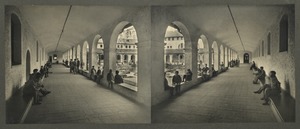 Boys' south and west cloisters, Overbrook School for the Blind, Philadelphia